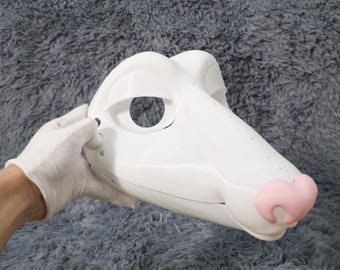 ケモノファースーツヘッド：可動式顎、頭蓋骨ベースコスプレ - Etsy 日本