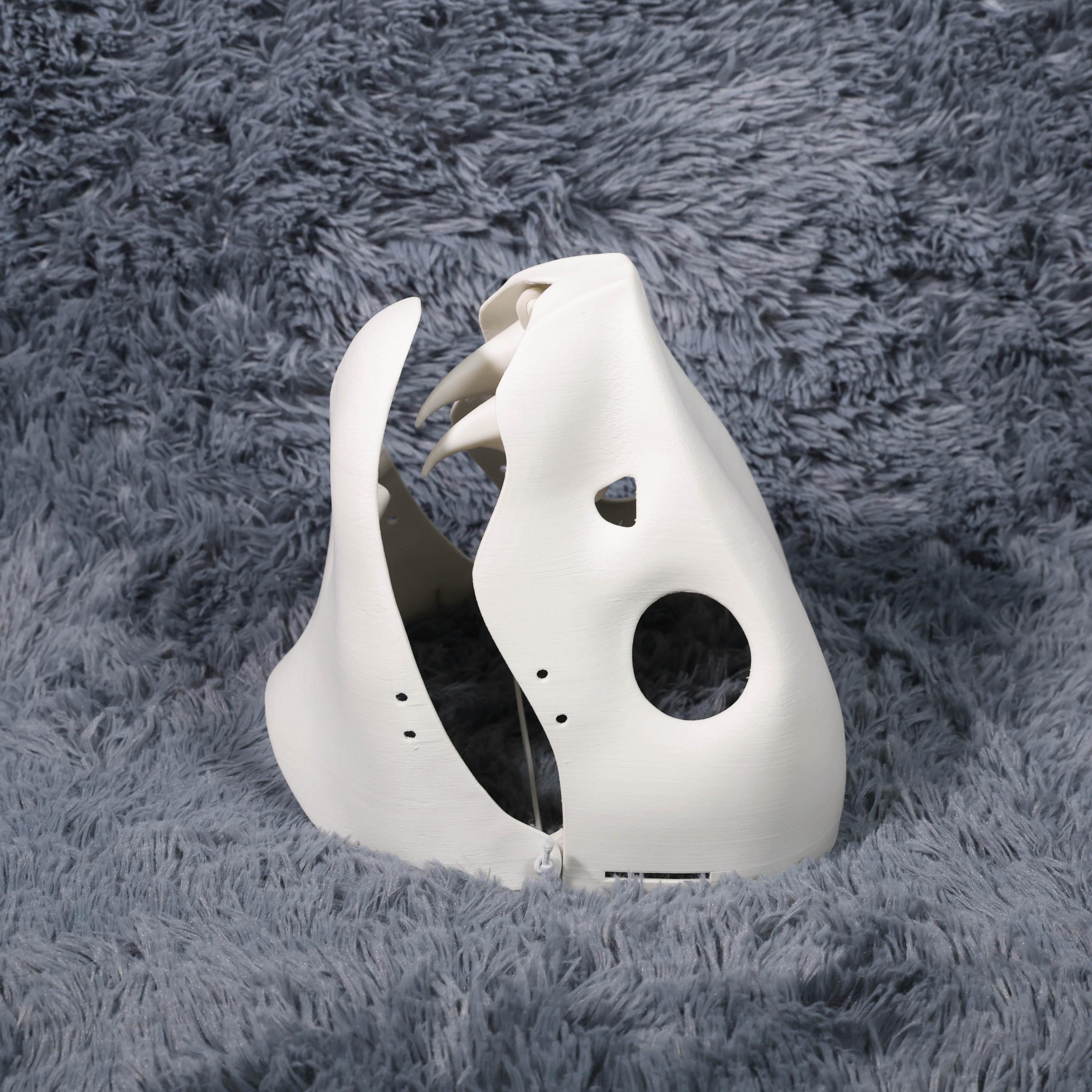 Snake Skull Fursuit Base Detachable Jaw Retractable Fangs Python