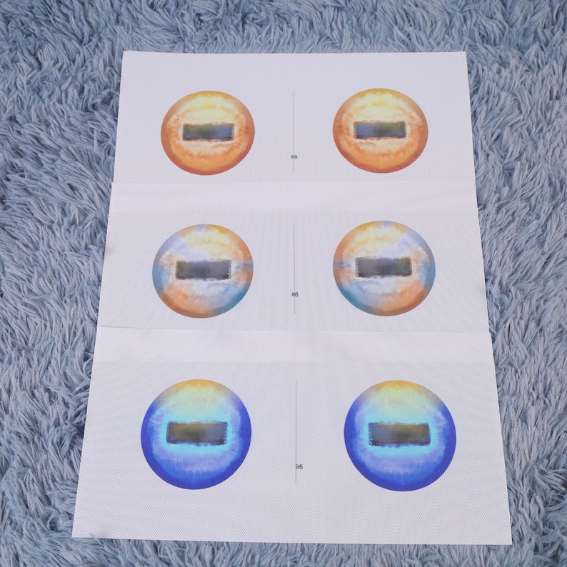 Realistic Goat Eye Inserts Rectangular Pupil Mesh Vision Panels Furry ...