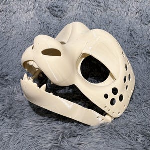 Fursuit DIY Head Base Moveable Jaw Smol Dragon Mask Fantasy Furry Dragonborn Warrior  Make Your Own Halloween Costume Cosplay Accessories