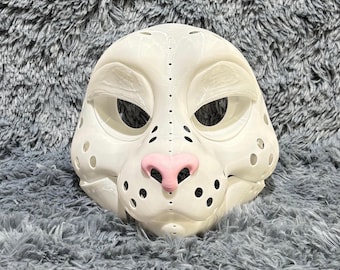 ウサギ猫の頭のベーススカル3DプリントファーリーファースーツDIYアクセサリー可動顎取り外し可能なコスチュームコスプレ動物トゥーニーアイブランク鼻歯