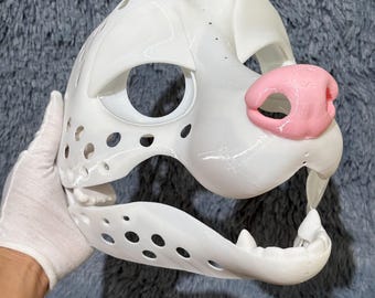 ケモノファースーツヘッド：可動式顎、頭蓋骨ベースコスプレ - Etsy 日本