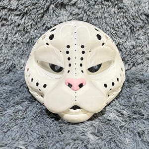 Persian Cat Head Base Feline Furry Fursuit Skull Mask Kitty 3D Printed Accessory with Moving Jaw Costume Cosplay Animal Eyeblanks Nose Teeth