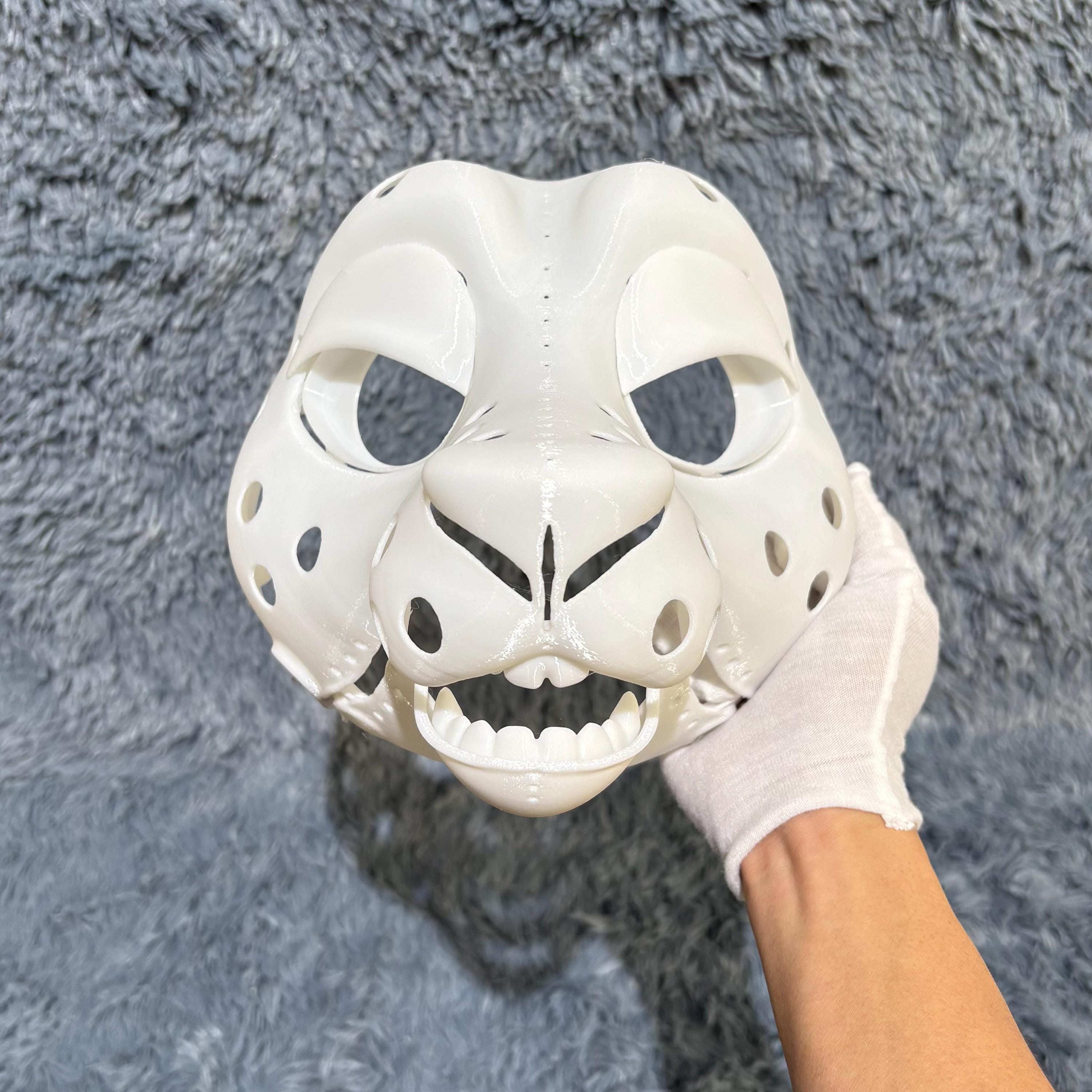 Goat Mask Furry Black Phillip Fursuit Head Base Baphomet Skull 3D