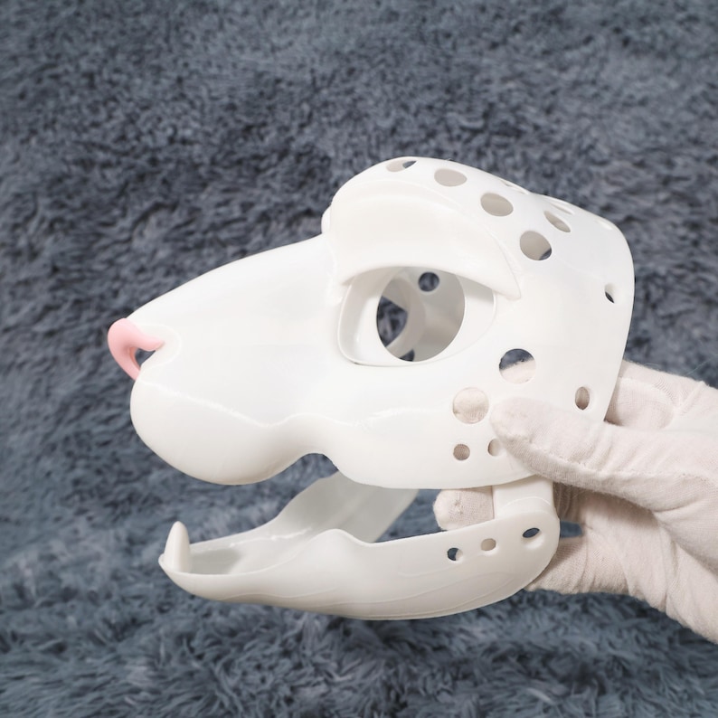 Wild Bunny Fursuit Head Base Toony Fierce Rabbit Mask With Movable Jaw ...