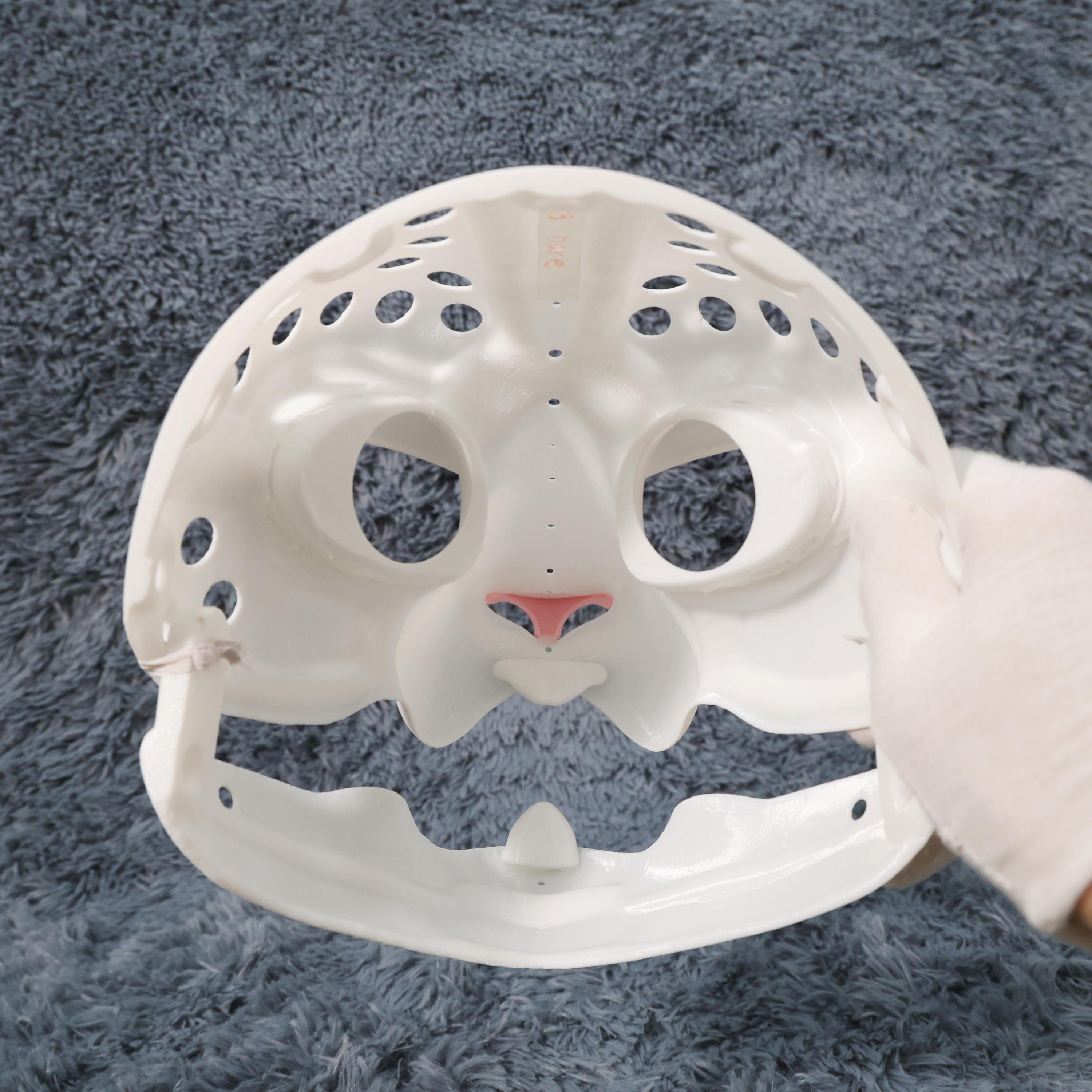 Wild Bunny Fursuit Head Base Toony Fierce Rabbit Mask With Movable Jaw ...
