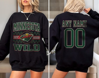 Minnesota Wild Hockey Sweatshirt , Vintage Wild T shirt, Minnesota Hockey Fan shirt, Hockey Sweatshirt, Wild Hockey youth sweater