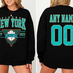 Personalized New York Sirens Hockey Shirt, New York Sirens Hockey Women, Vintage Hockey Shirt