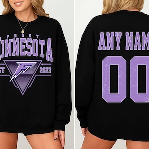 Personalized Minnesota Frost Hockey Shirt, Minnesota Frost Hockey Women, Vintage Hockey Shirt