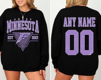 Personalized Minnesota Frost Hockey Shirt, Minnesota Frost Hockey Women, Vintage Hockey Shirt