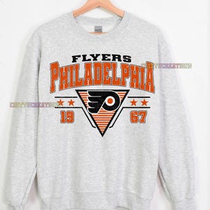 Vintage Philadelphia Flyers Sweatshirt Philadelphia Hockey-Shirt | Hockey Mom Dad Geschenk | Retro Hockey Fan Shirt für den Game Day