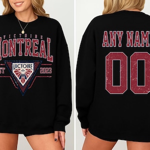Personalized Montreal Victoire  Hockey Shirt, Montreal Victoire  Hockey Women, Vintage Hockey Shirt