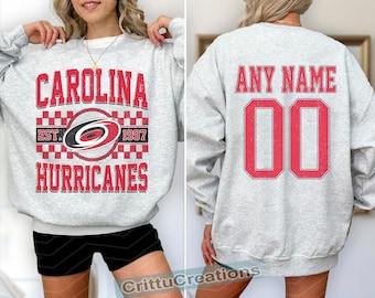 Carolina Hurricanes Hockey Sweatshirt , Vintage Hurricanes T shirt, Carolina Hockey Fan shirt, Hockey tee, Hurricanes Hockey youth sweater