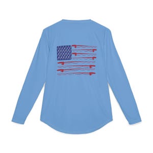 Men&#39;s UV Protection Long Sleeve Fishing Shirt, Outdoor Adventure Apparel, Patriotic Gift, Sun Protection Top, Casual Summer Wear, [...]
