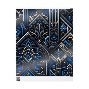 Gothic Pattern; Decorative Wrapping Papers for All Occasions, Gift Wrap, Holiday Decor, Party Supplies, Birthday Wrapping