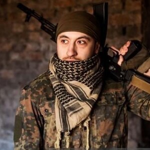 thumbnail image 2 of M-TAC Ukrainian Shemagh With Trident - Coyote Brown Tactical Scarf Keffiyeh 2 of 6