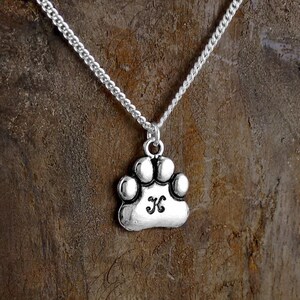 Paw Print Necklace: Personalized Pet Memorial Jewelry