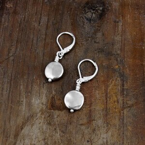 Handmade Silver Filled Dot Earrings: Nickel Free Leverback