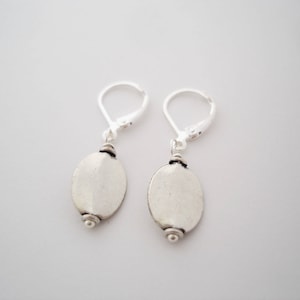 Silver Earrings - Dainty - Minimalist Jewelry - Sundance Style - Leverback Earrings - Nickel Free Jewelry - Under 20 - Everyday Jewelry