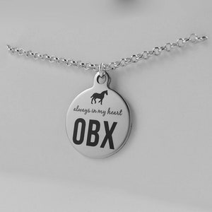 OBX Horse Necklace: Outer Banks Keepsake Jewelry
