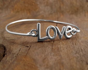 Bracelets, Bracelet, Gift For A Cause, Love, Bangle, Bangles, Affordable Jewelry, I Love You, Custom Jewelry, Gypsy Jewelry, Bohemian Gift