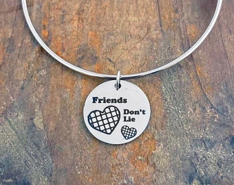 Friends Don't Lie, Bracelet, Popular Jewelry, Friendship Gift, Under 25, Friends, ST, BFF, Gift for friend, Popular Gifts, Science fiction