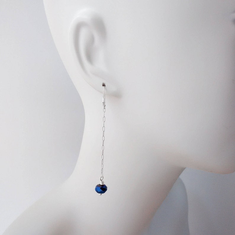 Popular Jewelry Choice of Colors Chain Earrings Gifts for Women Good Causes LONG EARRINGS Birthstone Jewelry Dangle Earrings