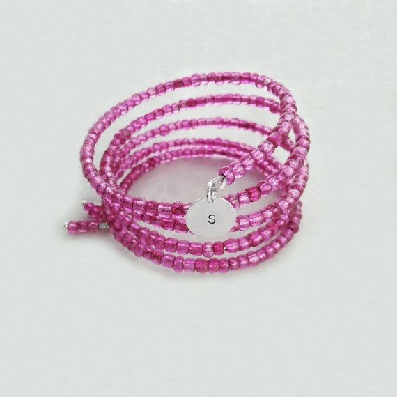 Pink Bracelet Pink Jewelry Custom Bracelet One Size Fits All