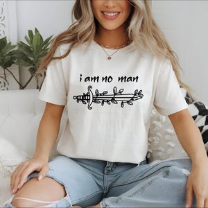I Am No Man tshirt, Fantasy Merch, Reading Fandom t-shirt, Literature, Book Lover tshirt, Comfort Colors, fantasy book shirt, Fantasy Reader