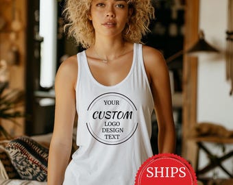 Custom Logo Racerback Tank Top: Personalized Design