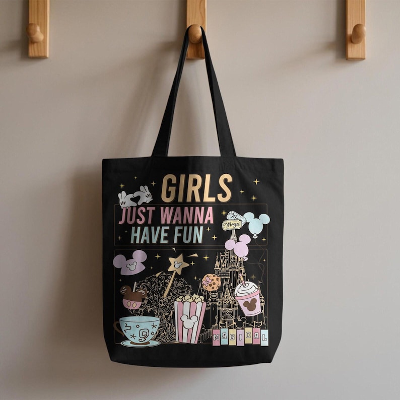 Disney Castle Tote Bag – Girls Just Wanna Have Fun image 1