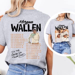 Comfort Colors® Morgan Wallen &quot;I&#39;m The Problem&quot; Tour 2025 Concert T-Shirt, Country Music Morgan Shirt, If I&#39;m The Problem Shirt