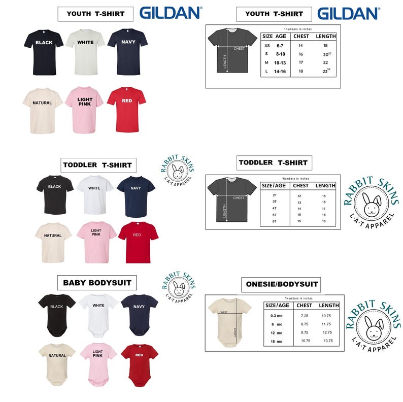 a poster with a bunch of different types of shirts