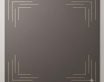 Tapis de mahjong minimaliste, simple et gris neutre