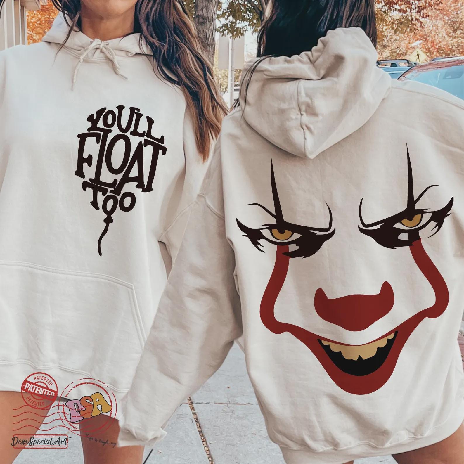 PENNYWISE パーカー XL Amazon.com: IT: Chapter Two Pennywise Big Face Paint Splatter Zip