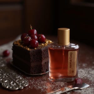 Cherry Amaretto Perfume – Sweet Gourmand Unisex Fragrance with Almond, Vanilla & Sandalwood | Handmade Niche Scent | Personalized Gift 30ml
