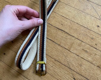 Vintage Tweed Striped Belt