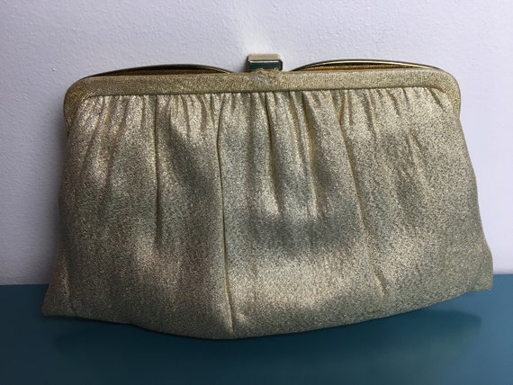 50's Gold Chain Clutch