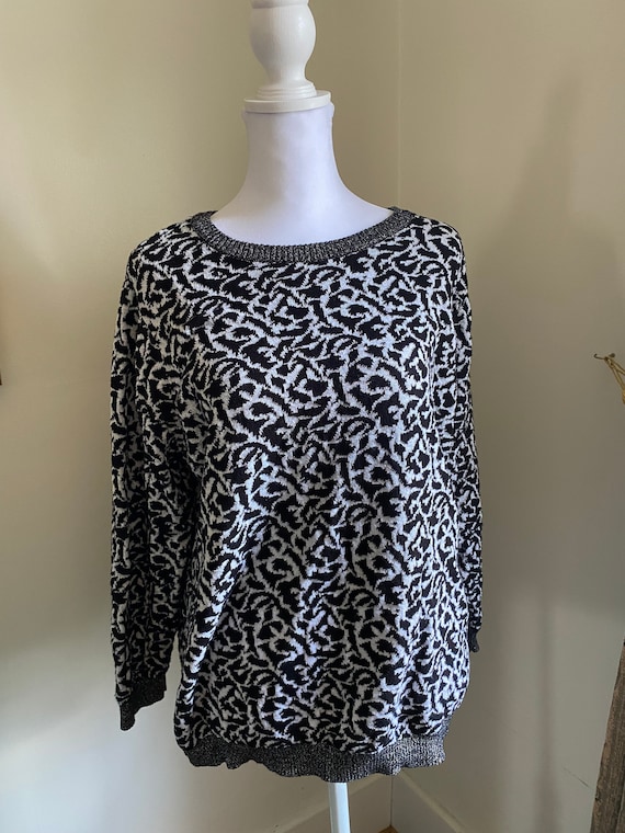 Vintage Cathy Daniels Patterned Sweater