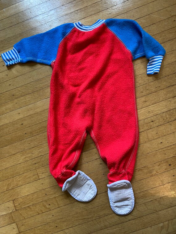 Vintage 1980s Toddler Onesie Sleeper - image 3