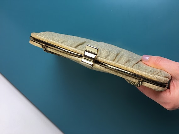 50's Gold Chain Clutch main image 1