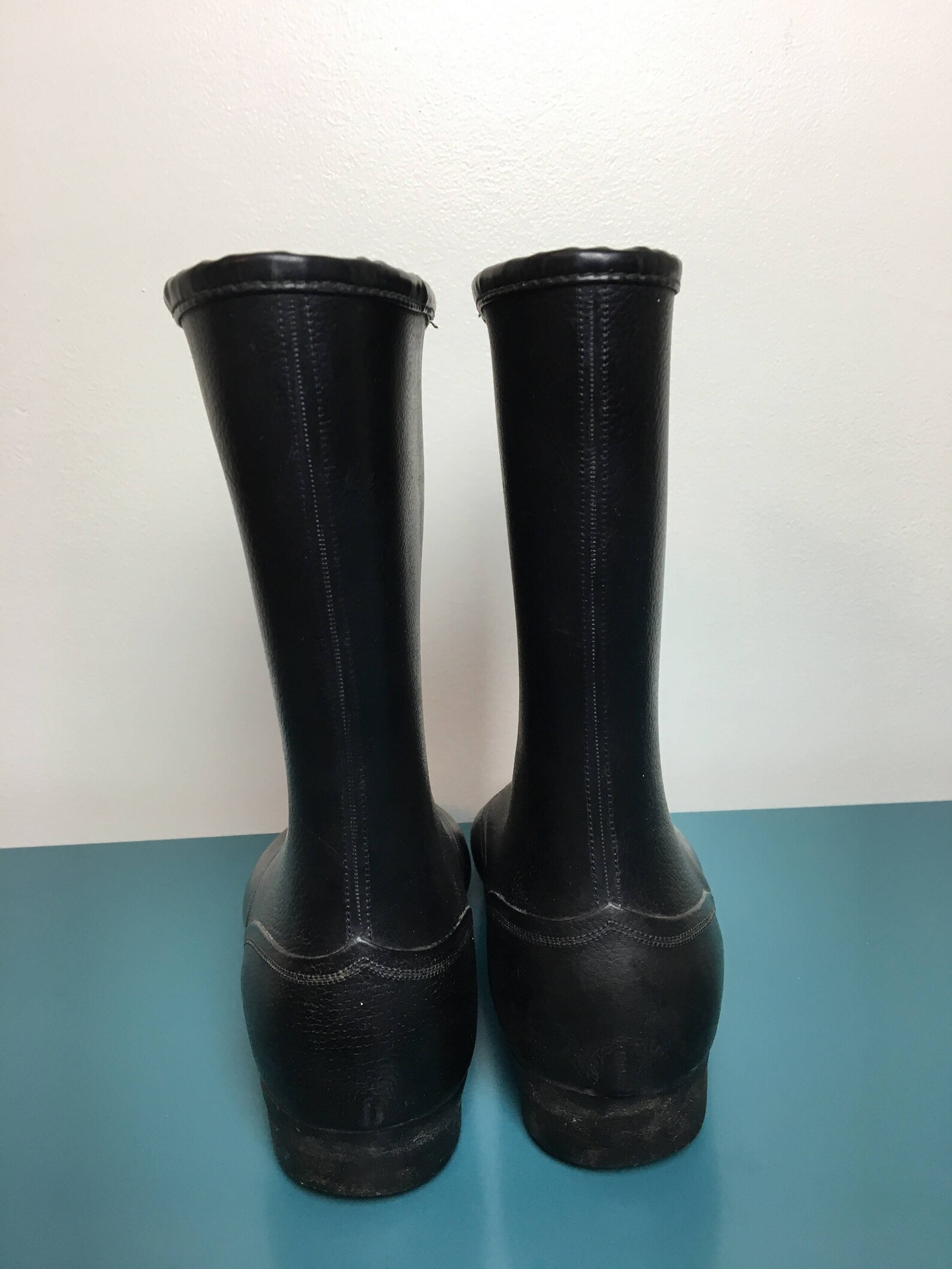 men's lined rain boots
