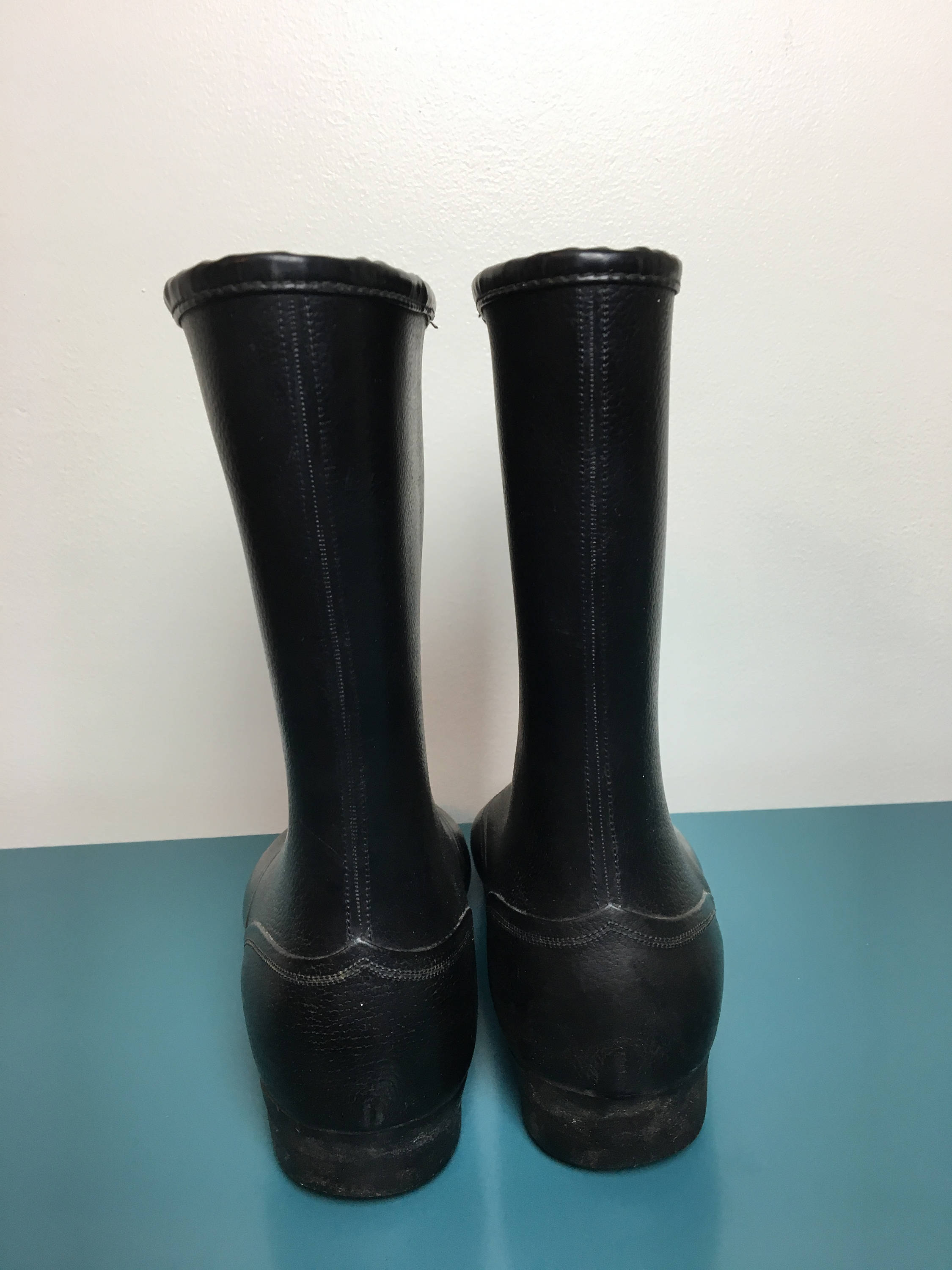 men's lined rain boots