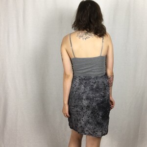 Vintage 1990s Rampage Pencil Skirt Black and Gray Sparkles Size Small image 3