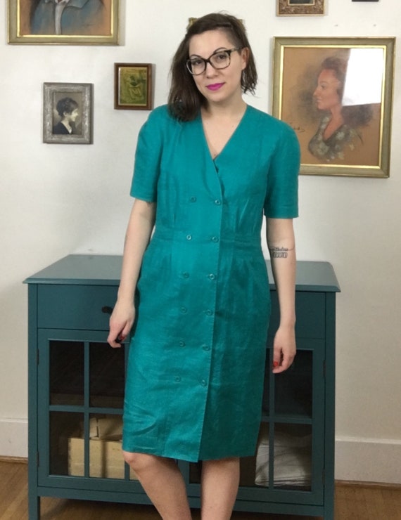 margaret howell linen dress LINEN DRESS main image 1