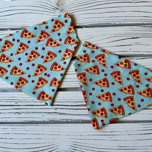Dog Bandana, Over The Collar, Spring Bandana, Summer Bandana, Pizza Bandana, Food Theme Bandana