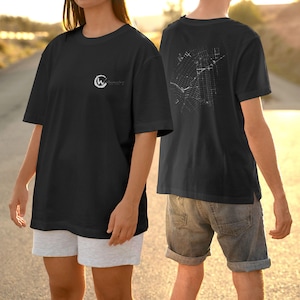 Camiseta minimalista con mapa de ciudad: diseño de cuadrícula urbana, camiseta arquitectónica moderna para hombre y mujer