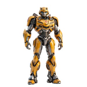 Bumblebee Transformer PNG, Robot Car Character Clipart, Kids Superhero Design, T-Shirt Sublimation File, Instant Download
