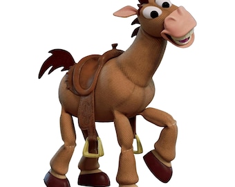 Bullseye aus Toy Story (PNG), Aquarell-Pferde-Clipart, Cartoon-Figur (digitaler Download)