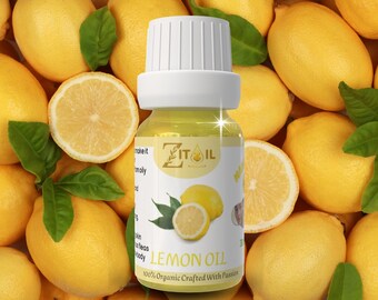 Olio di limone marocchino / Olio di agrumi botanico cosmetico naturale a base vegetale per capelli e pelle (1 oz/30 ml)
